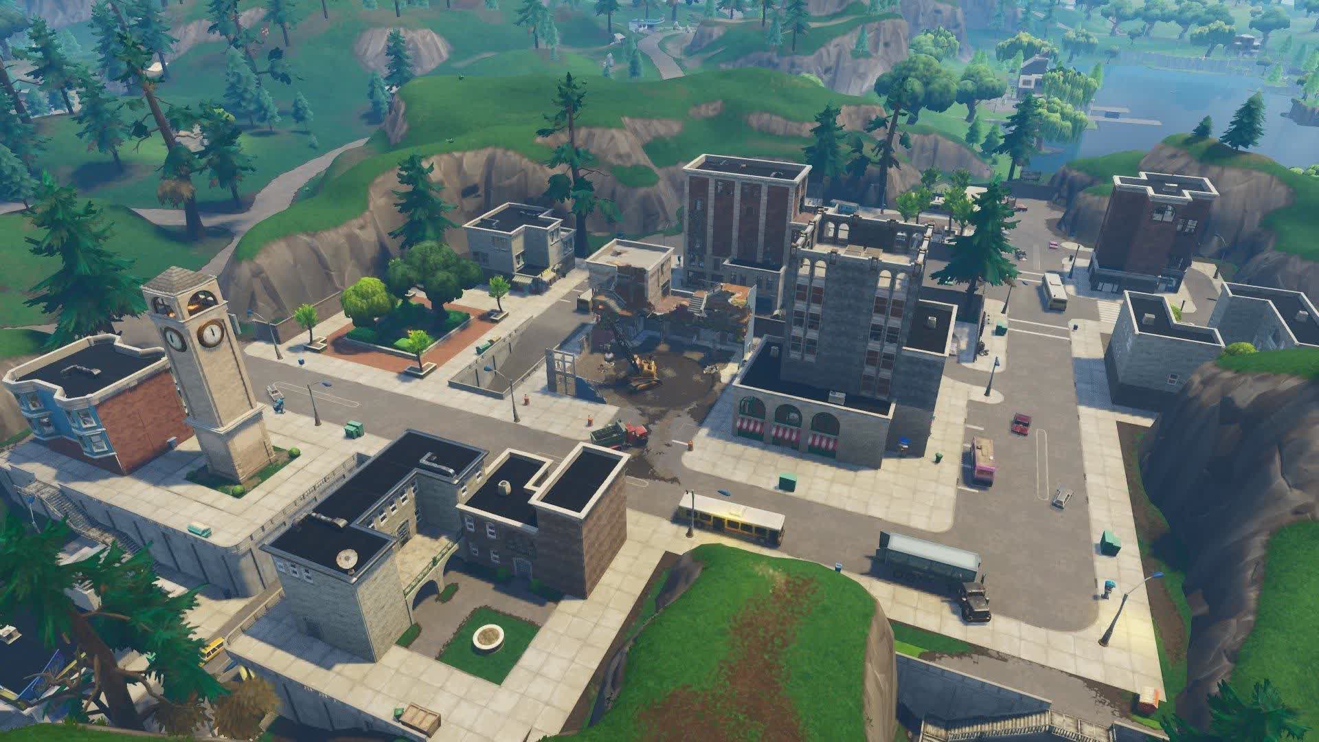 Tilted Towers gun game