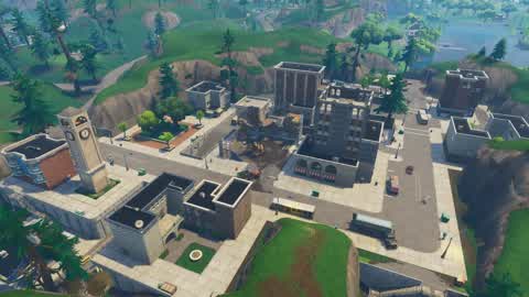 Tilted Towers gun game