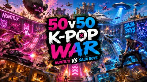 50v50 K-POP WAR | HUNTR/X vs SAJA BOYS