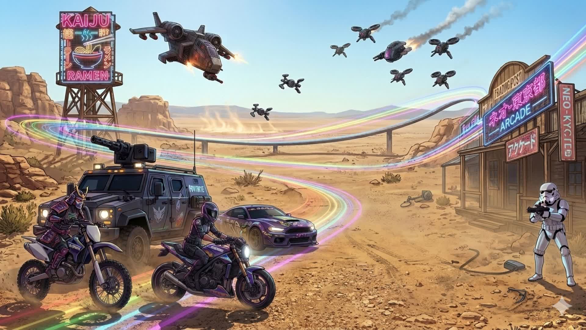 🕹️ 武器と車の戦争