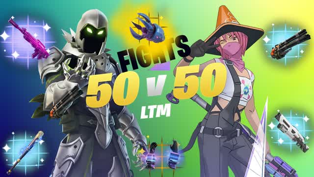 CRAZY 50v50 SUPER FIGHTS 💥 50 vs 50