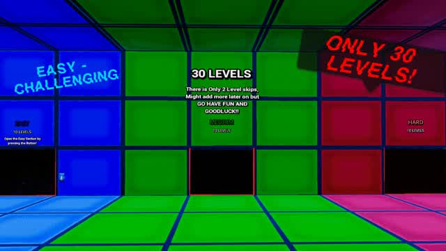 Easy, Medium, and Hard Levels Deathrun