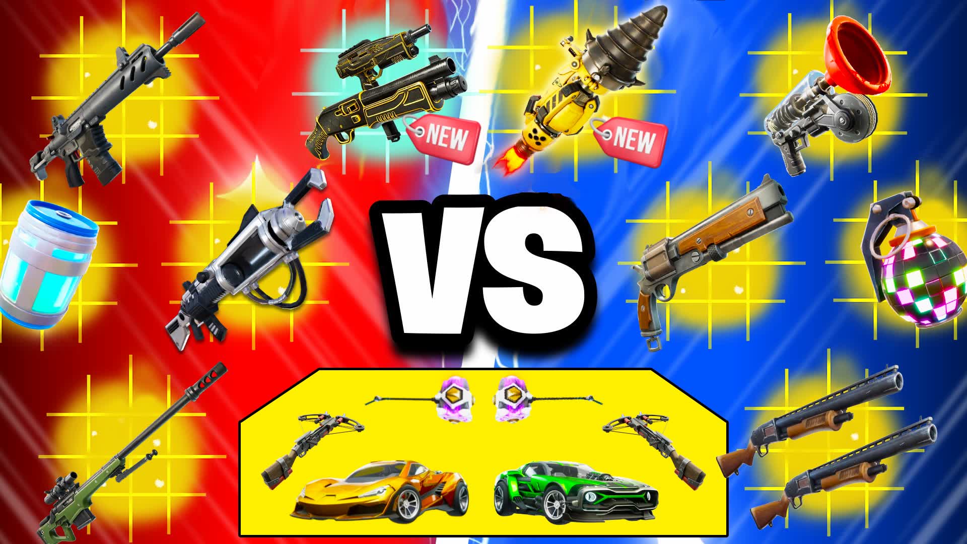 ALL WEAPONS 1V1 RED VS BLUE FFA 🔴🔵
