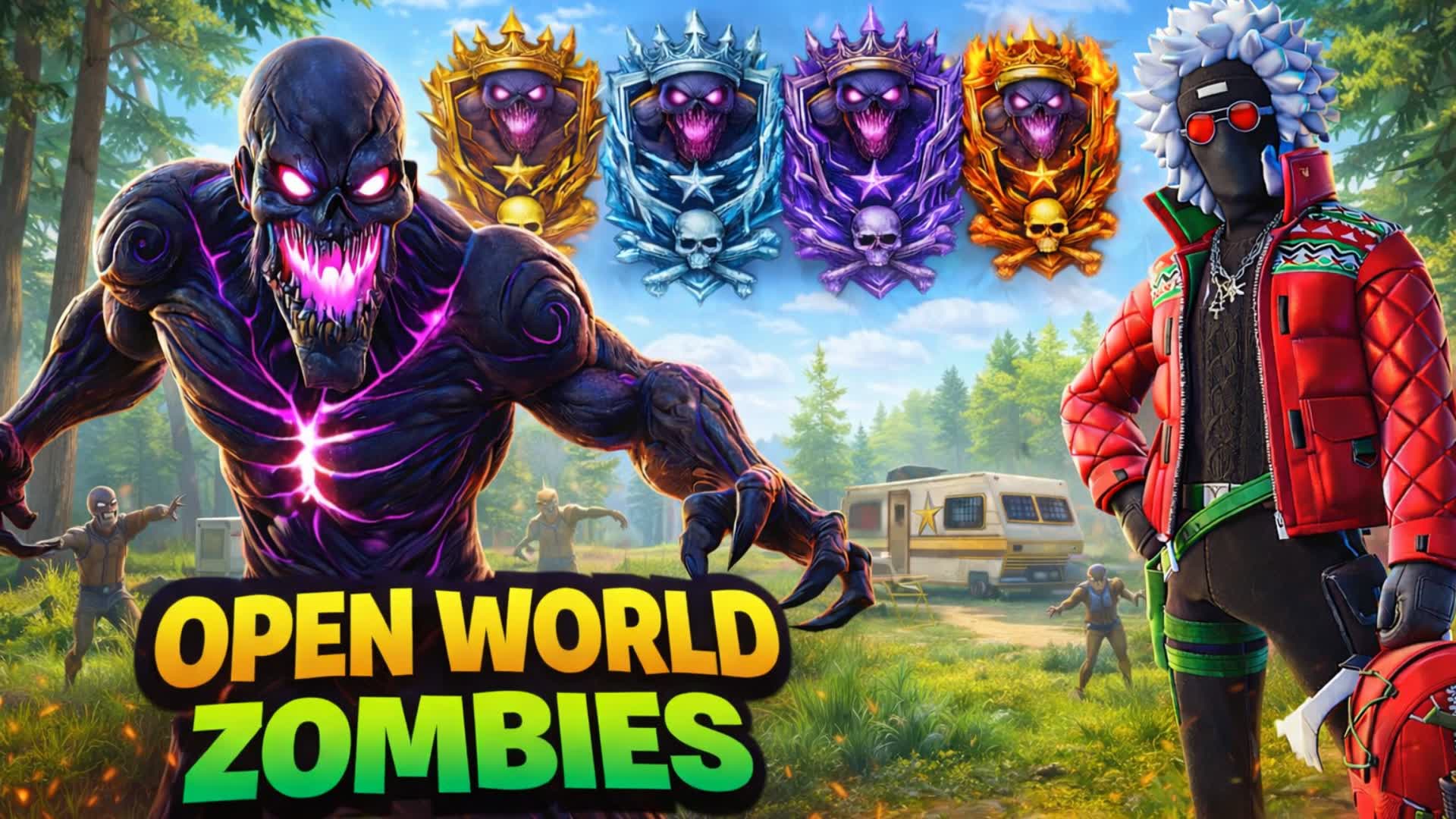 Zombie Open World all Weapons