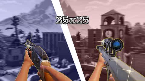 25 vs 25 in TILTED TOWERS FIRST PERSON