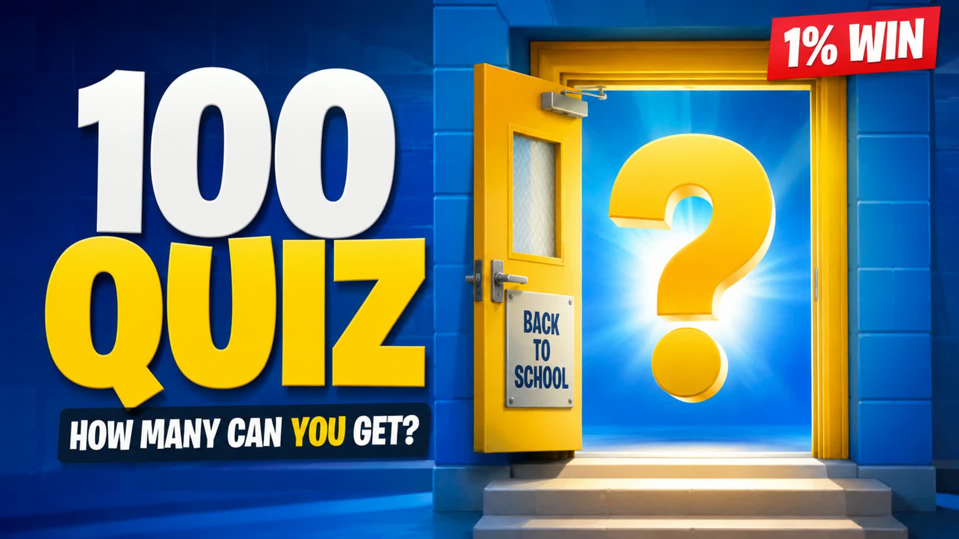 Back to School 100 Quiz Challenge