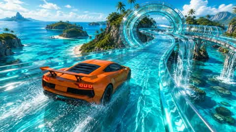 CAR GAME 🕹️ FURY SUPER RAMP🔥🚀