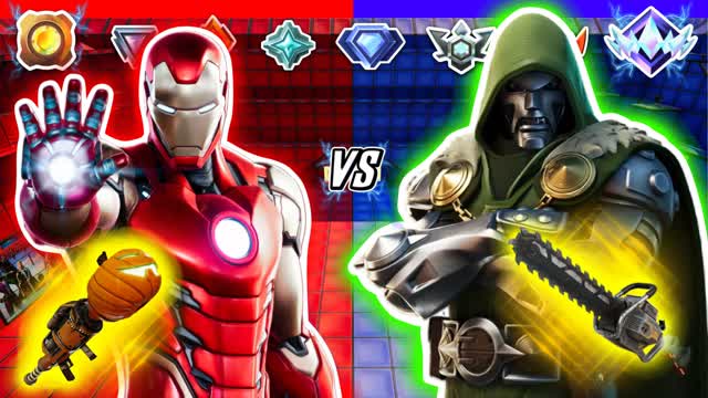 🔵 AVENGERS VS DR.DOOM 🔴 RED VS BLUE