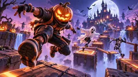CRAZY OCTOBER HALLOWEEN PARKOUR DEATHRUN
