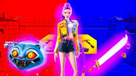 SIMPLE kpop demon guns RED VS BLUE ffa