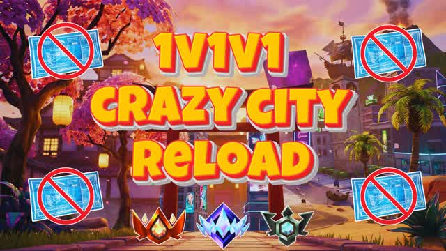 1v1v1 Crazy City Reload Zero Build FFA