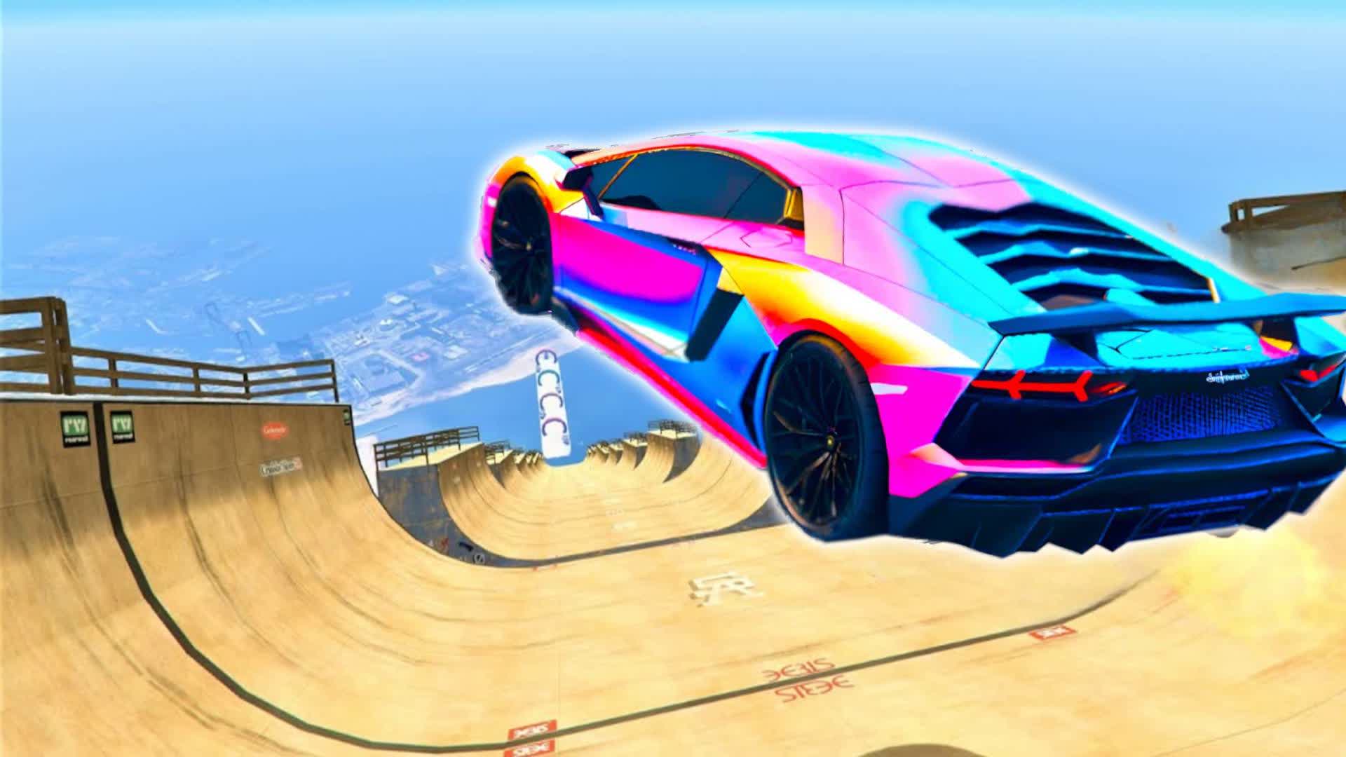 Crazy RainBow Mega ramp