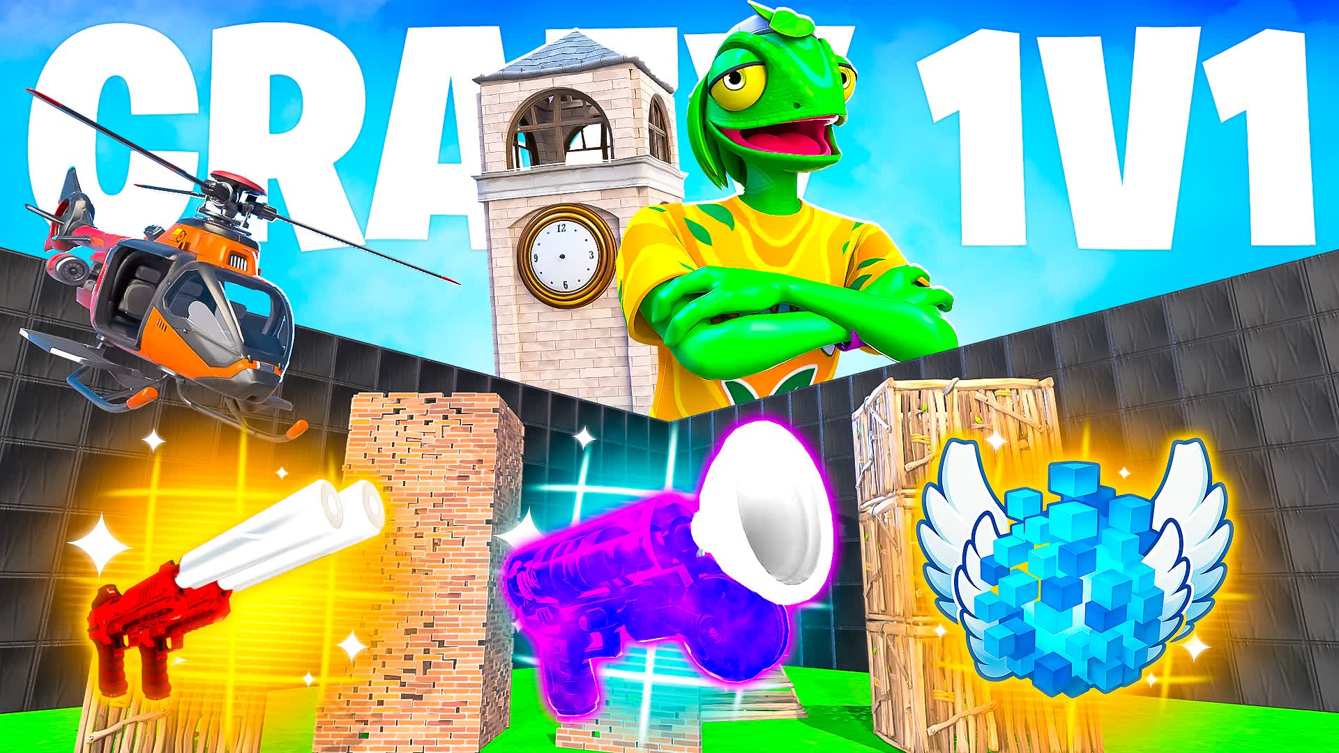 CRAZY TILTED 1V1V1 - FFA