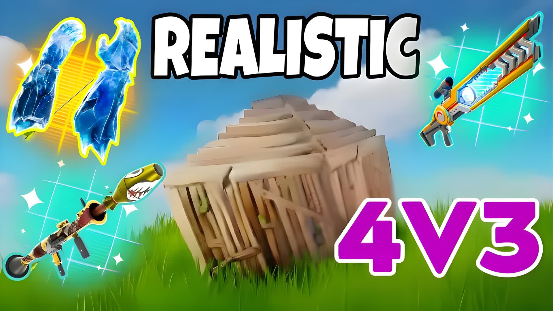 REALISTIC 4V3 [3V4] 8331-0454-3971 by egypwr - Fortnite Creative Map ...