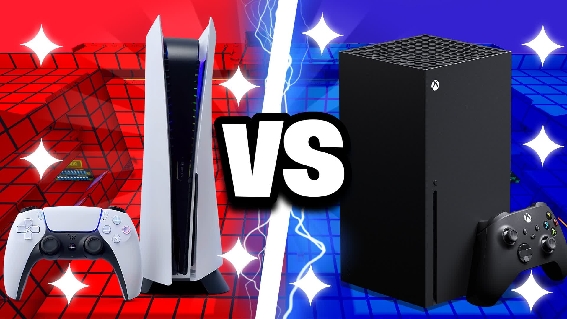 PS5 VS XBOX RED VS BLUE 🔴🔵