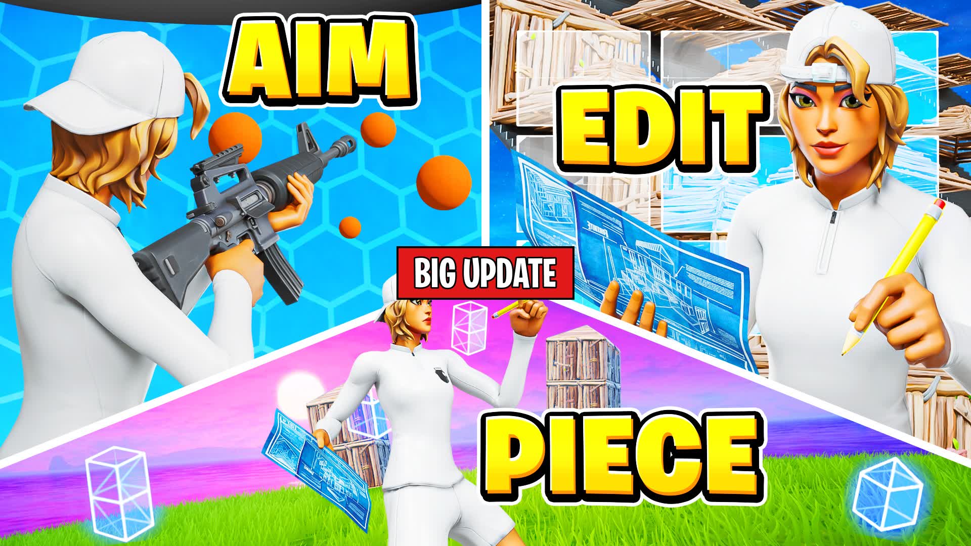 🎯 Best Edit & Piece Control Map — Fortnite island 1931-1103-3274 by Hubuux