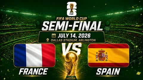 FRANCE vs SPAIN SEMIFINAL FIFA WORLD CUP