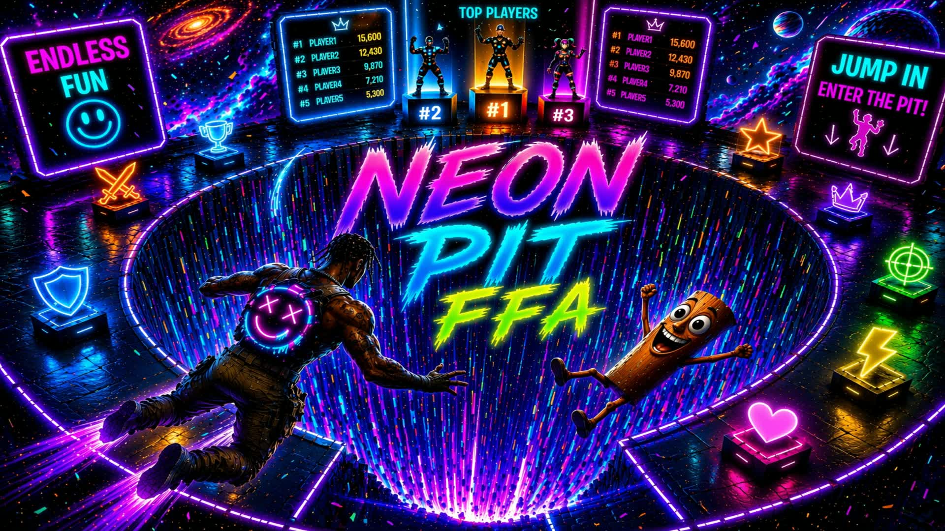 🔥 クレージーなネオンピットのFFA