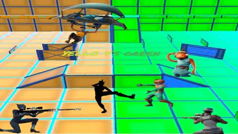 crazy yellow vs green  💚💛