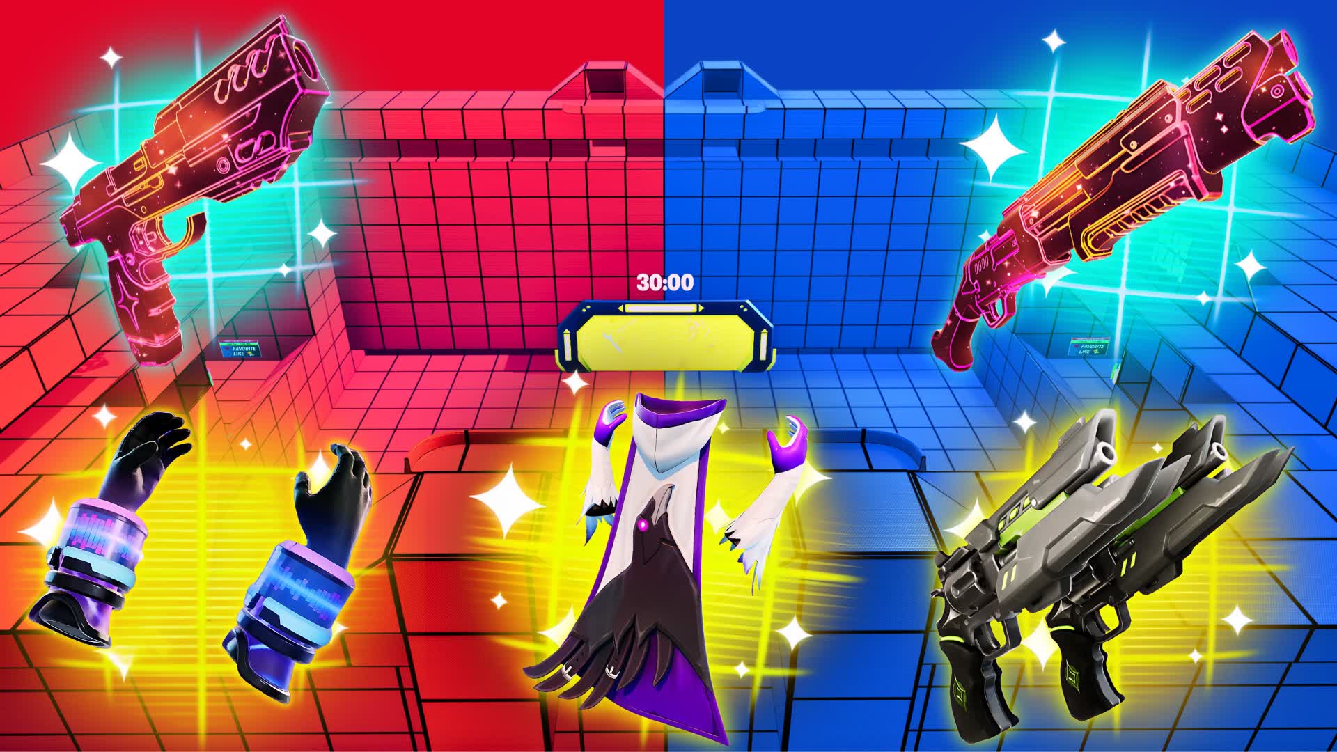 SUPER RED VS BLUE 🔴🔵 MEGA