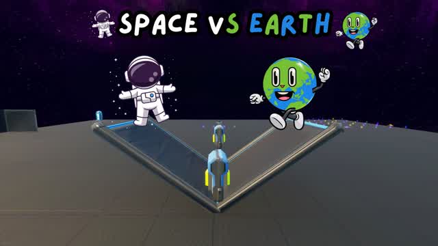 SPACE VS EARTH