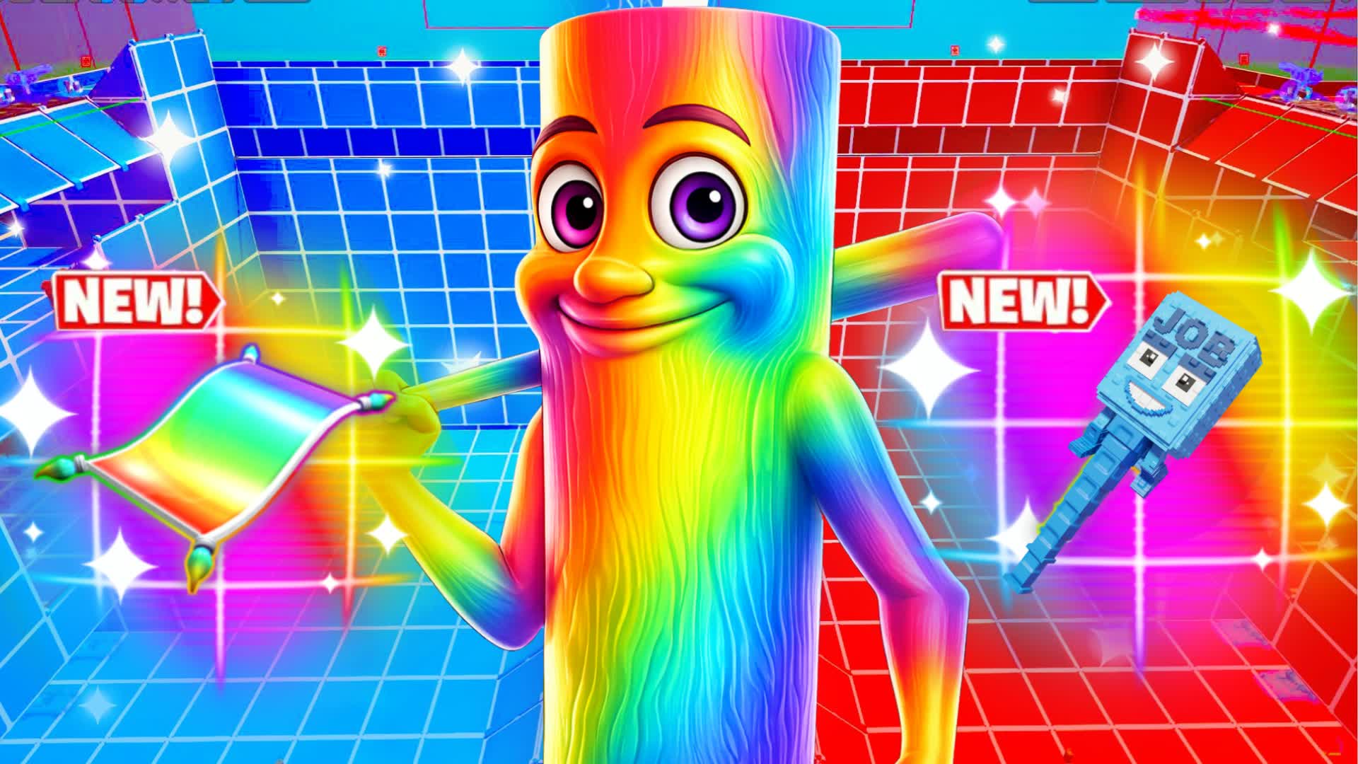 レッド vs. ブルーの愉快なファッションショー