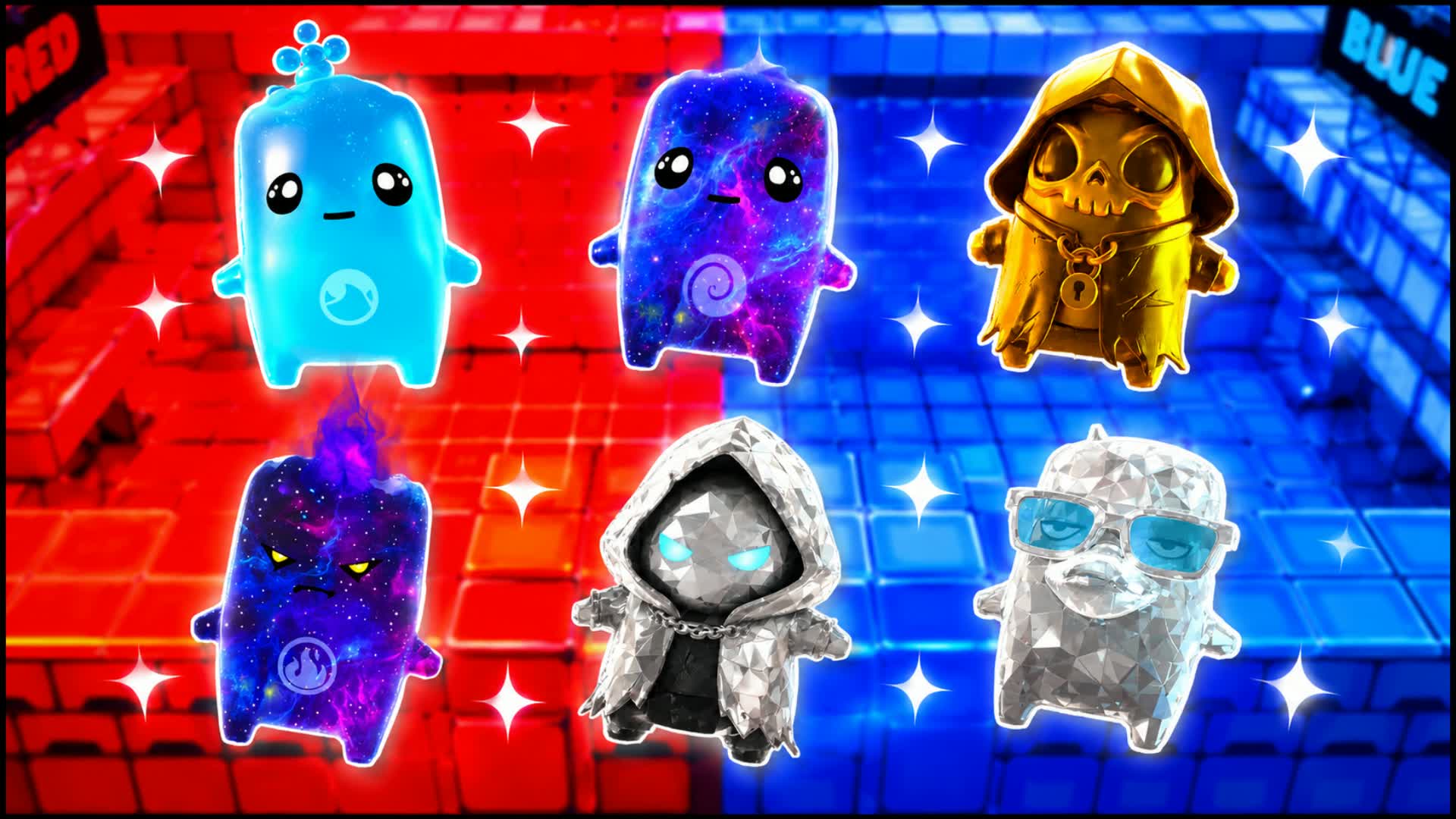 RED VS BLUE 🔴🔵 BLOB INVASION