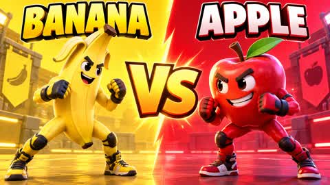 🍌 BANANA vs APPLE 🍎 FRUITS FIGHT