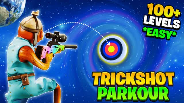 🌈Super Easy Trickshot Parkour🎯