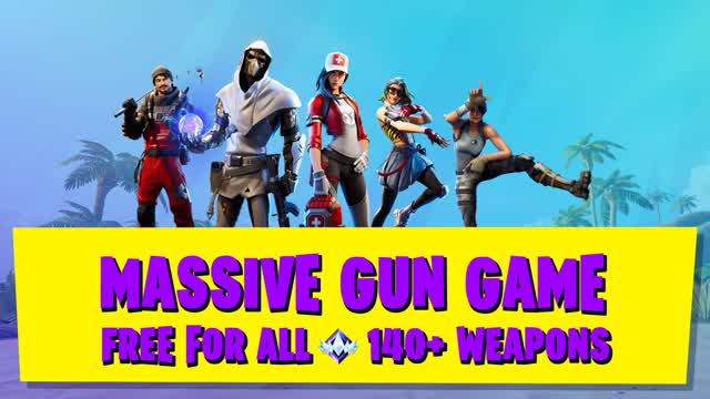 🎯Massive Gun Game 140+ Weapons🔫