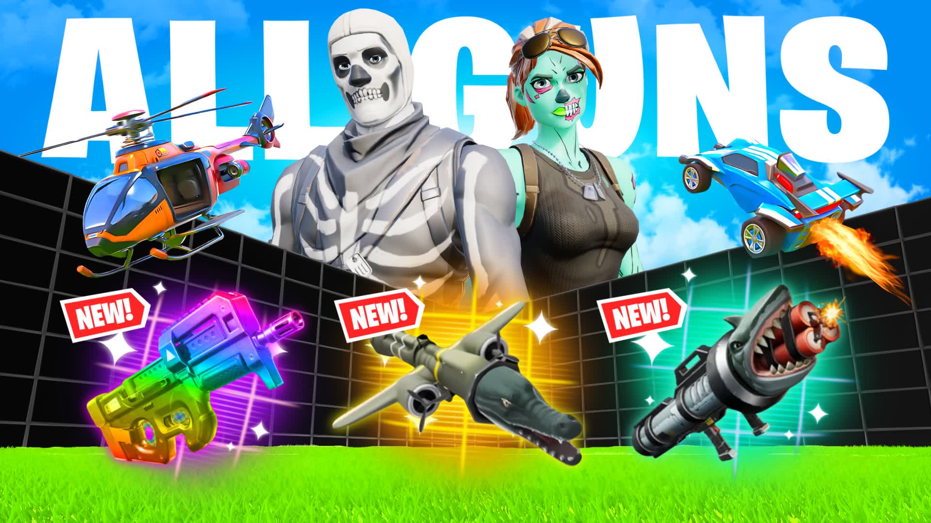 ULTRA 1V1 FFA - ALL GUNS & CARS