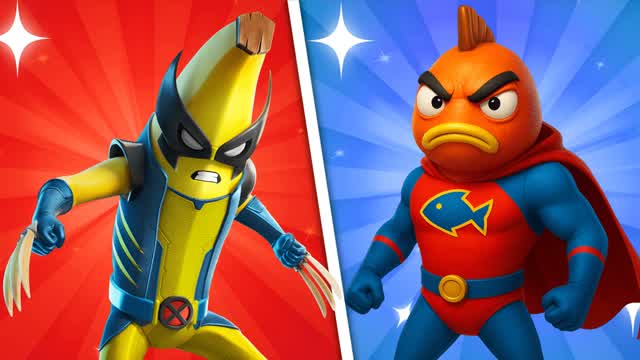 🍌Peely VS Fishstick🐠 Battle