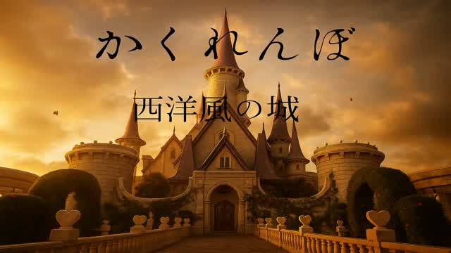西洋風城　かくれんぼ