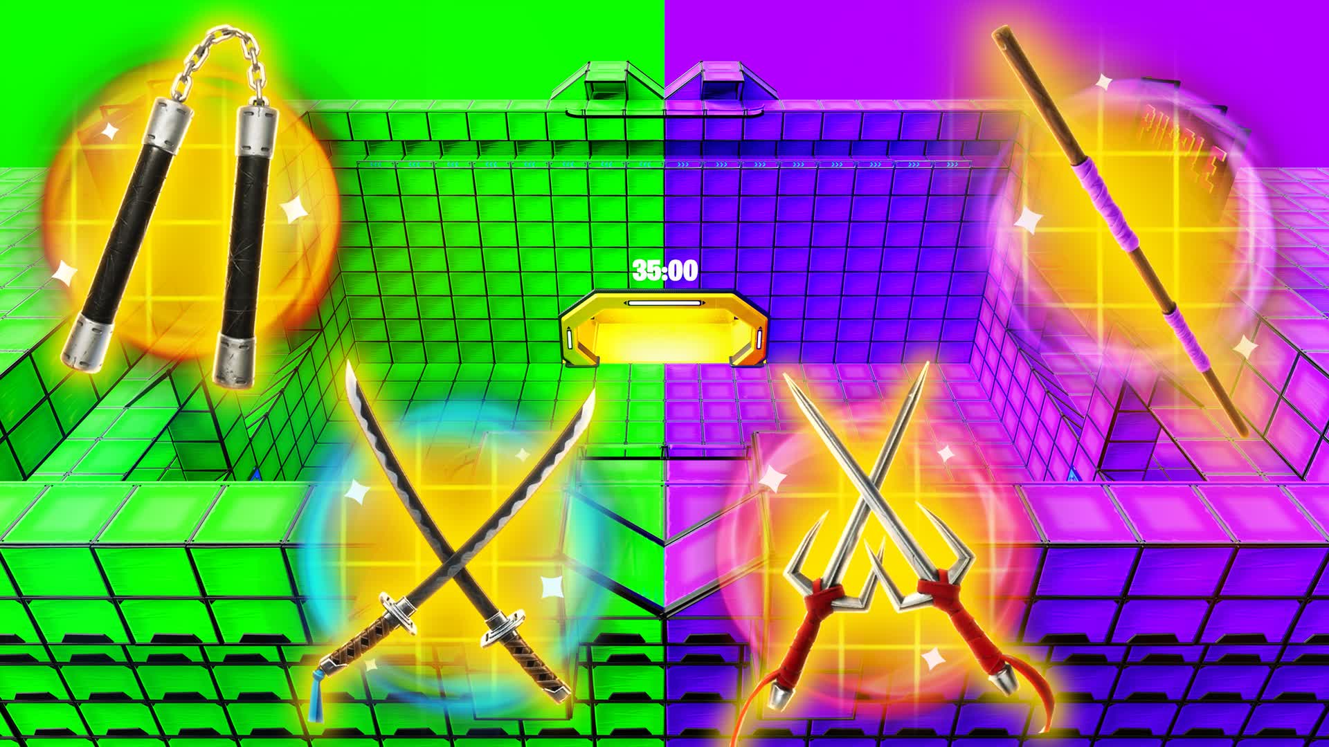 TMNT GREEN VS PURPLE 🟢🟣