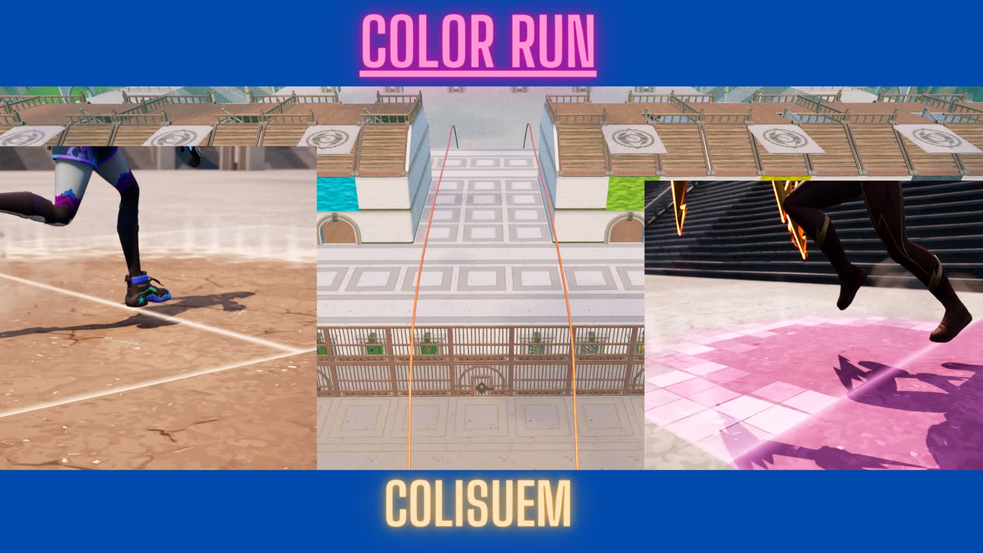 Color Run Coliseum 1235-4841-2937 by galapa - Fortnite Creative Map ...
