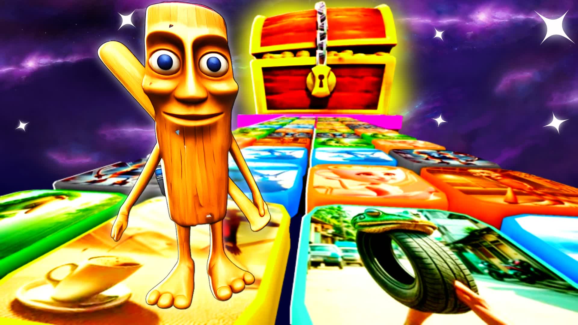 Crazy Brainrot Color Bridge