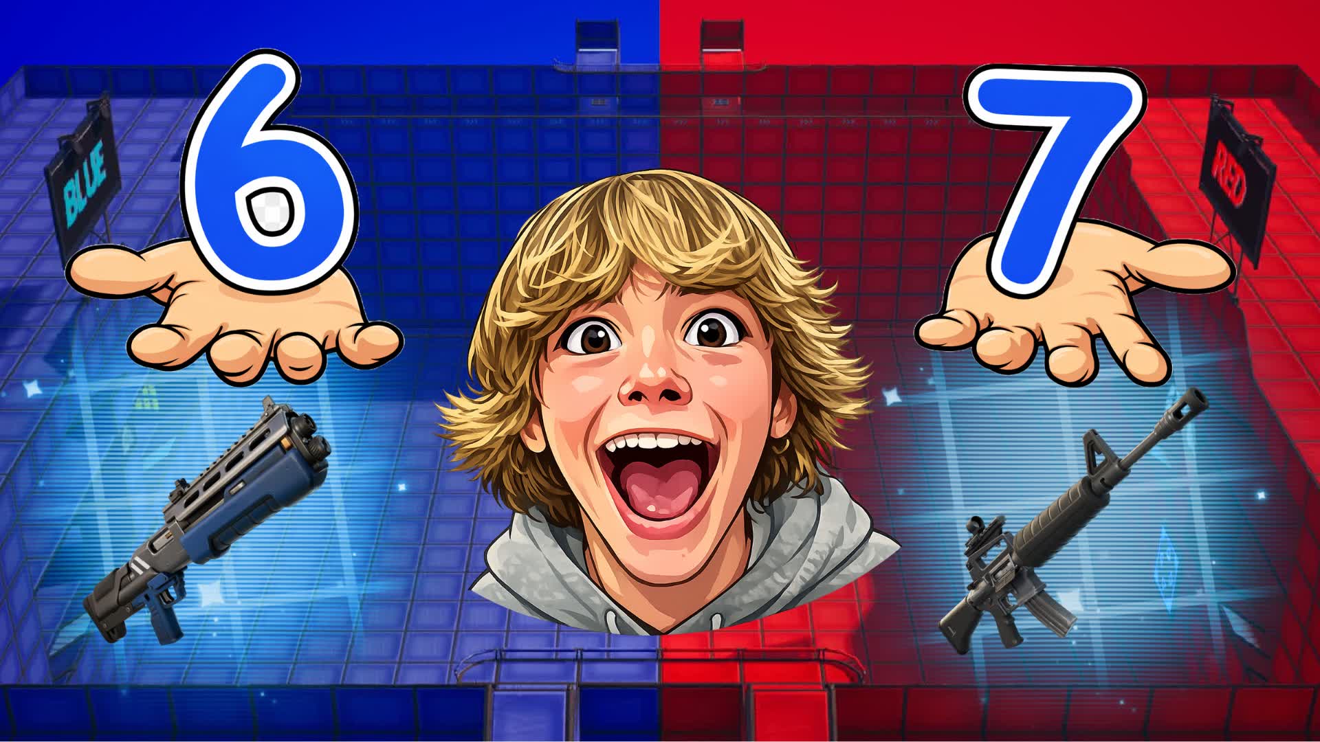 67 RED VS  67 BLUE🔴🔵(SIX SEVEN)