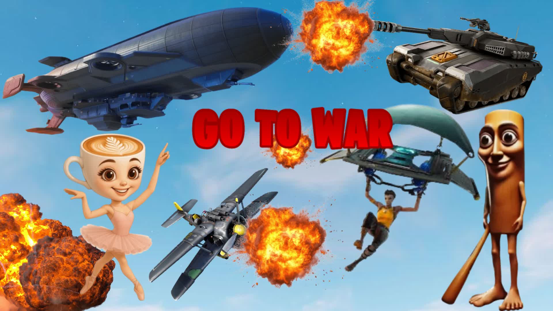 Go to War vs Brainrots