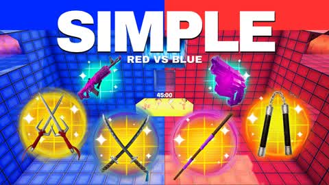 SIMPLE RED VS BLUE 🔴🔵
