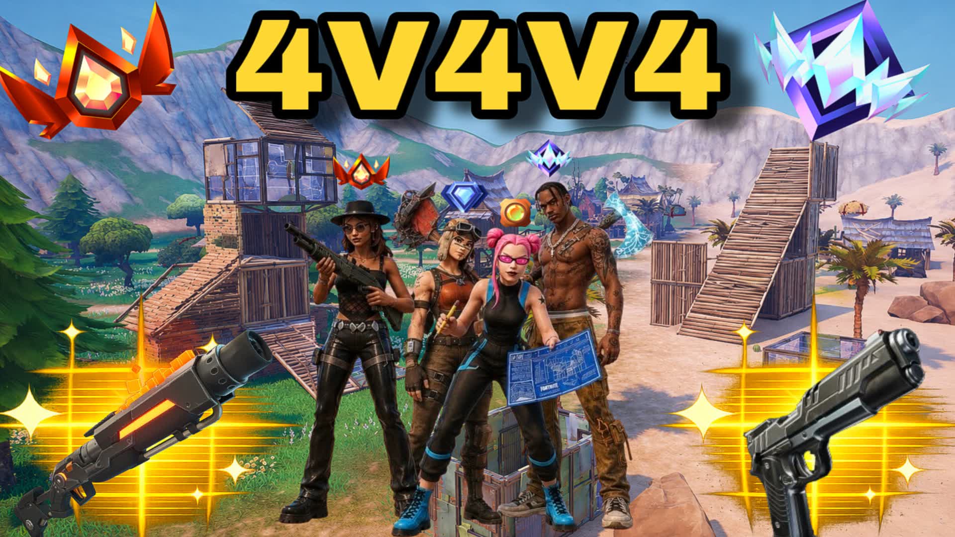 PRO 4V4V4 リアルスティック ゾーンウォーズ - WLBGG