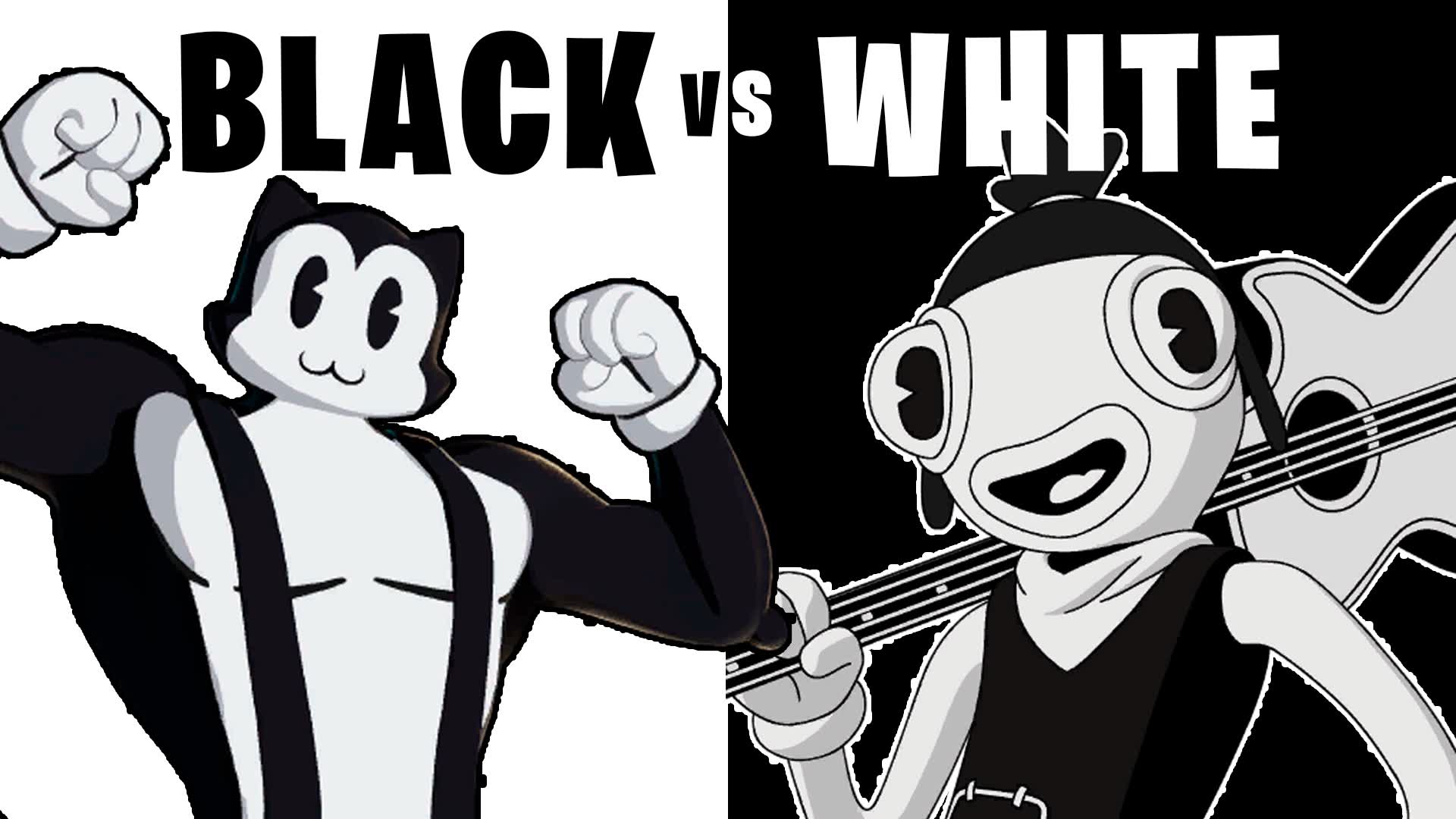 SUPER BLACK VS WHITE ⚫⚪