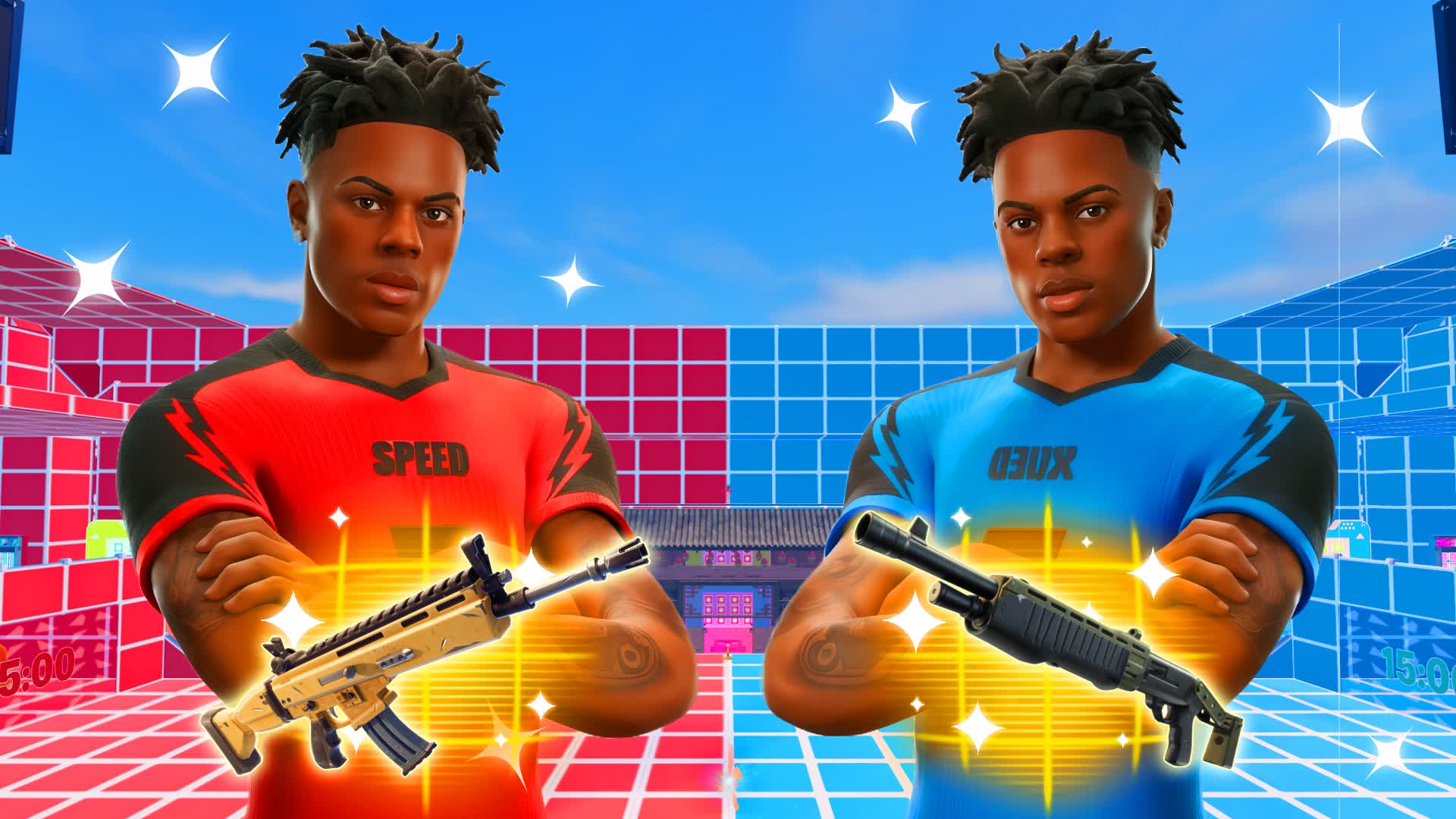 MEGA SPEED RED VS BLUE 🔴🔵