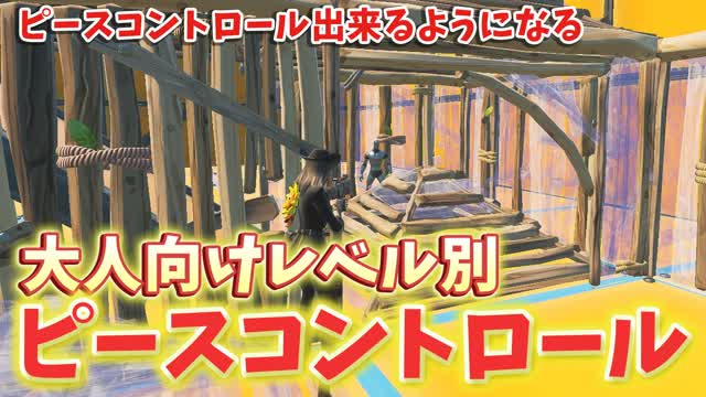 大人向けレベル別ピースコントロールマップ