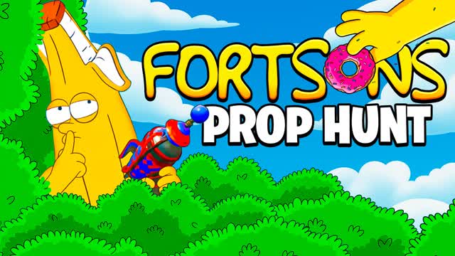 🍩 THE SIMPSONS PROP HUNT 🍩 FORTSONS