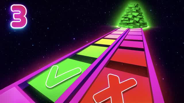 FUN GUESS GLASS BRIDGE🔍SQUID PARKOUR⭐