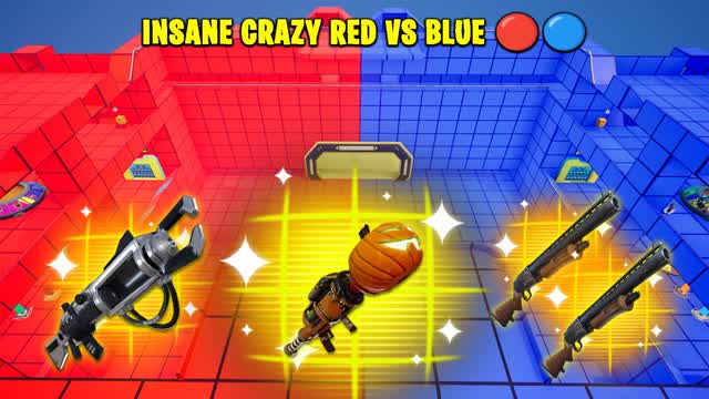 INSANE CRAZY RED VS BLUE🔴🔵