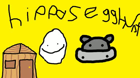 Hippos egg hunt