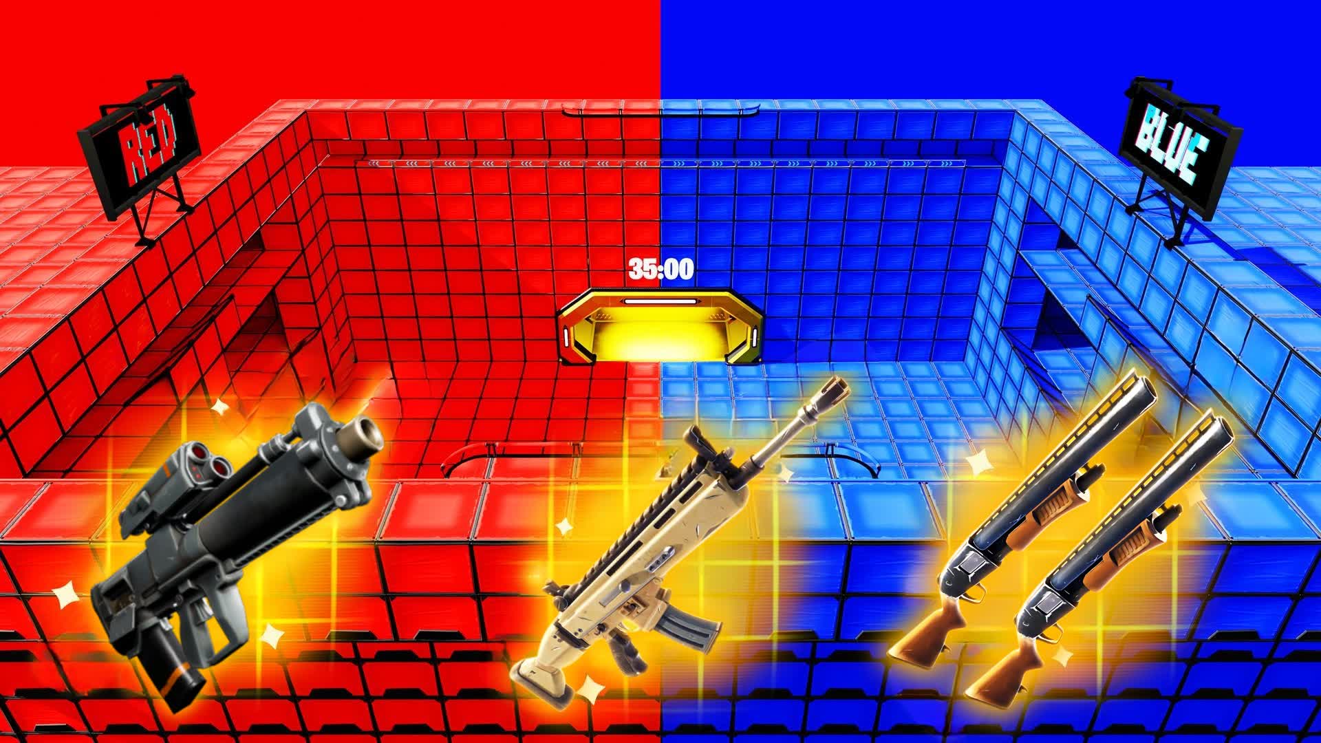 SUPER RED VS BLUE 🔴⭐️🔵