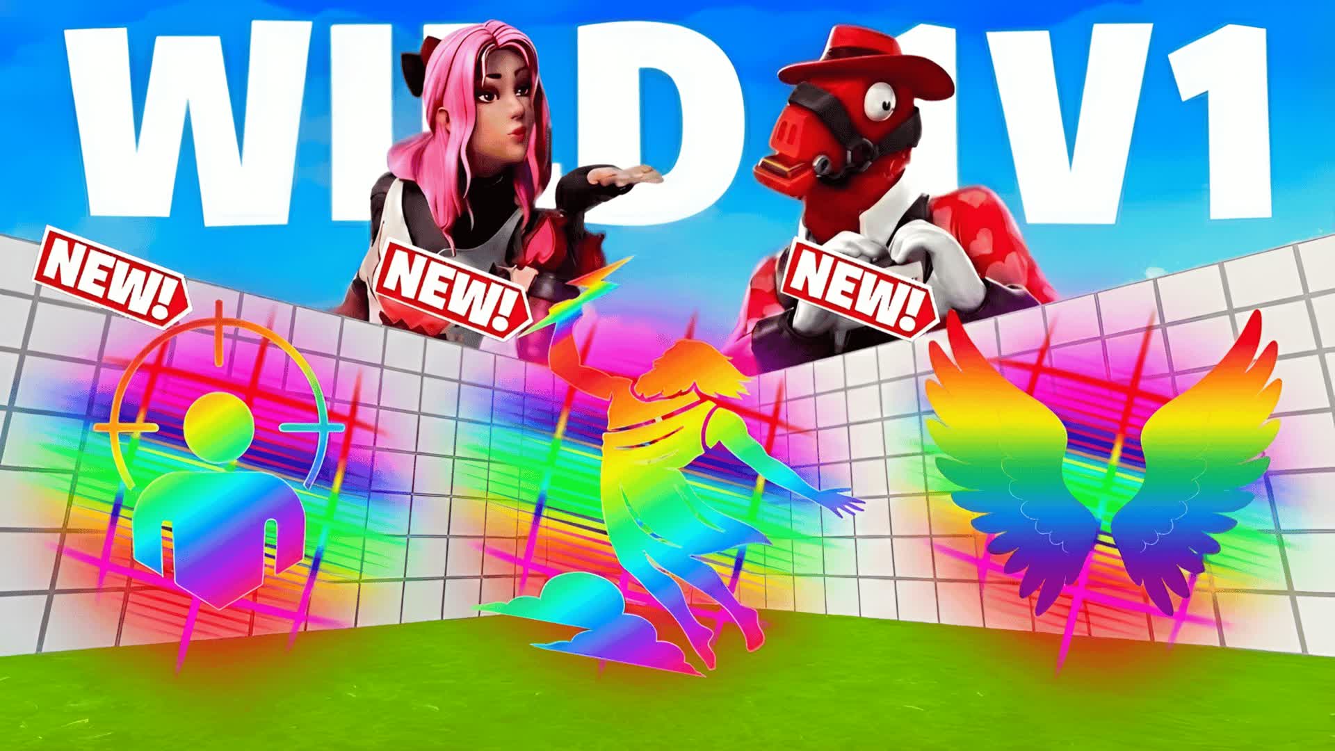 1v1 FFA すべての武器とパワー