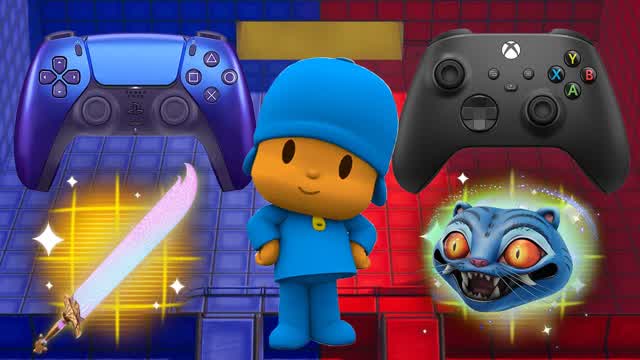 CRAZY RED VS BLUE 🔴🔵 QAMP